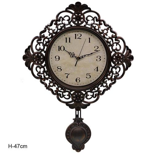 Часы настенные с маятником 47 см / 8426-2/2 /уп 12/ коричневые