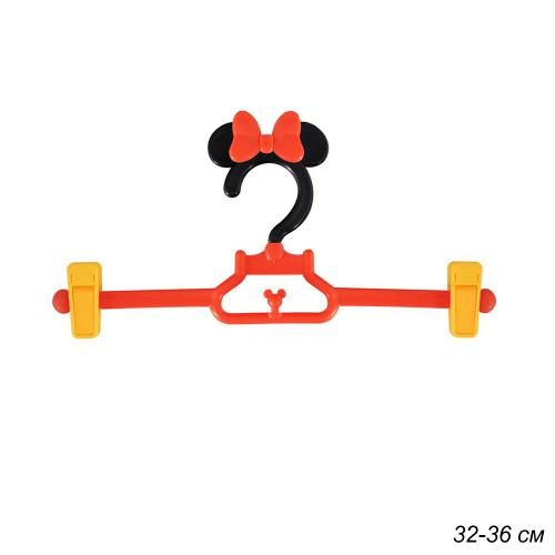 Вешалка для детской одежды с зажимами Мышка 32-36 р/ VL90-203 /уп 12/300