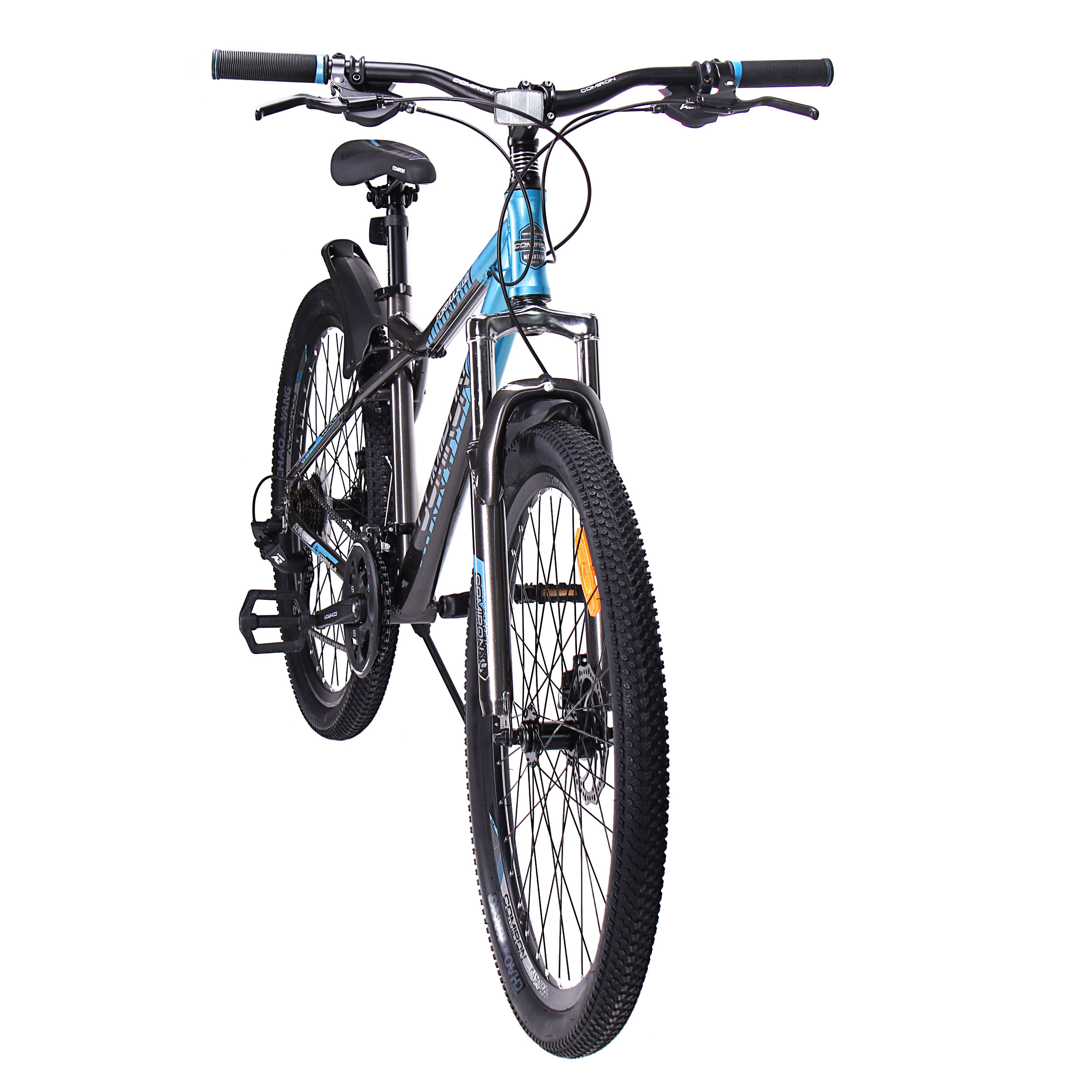 Велосипед 27,5" рама 17" 21sp CF750 C COMIRON FORMULA угольный голубой кристальный металлик