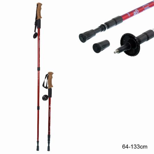 Палки для скандинавской ходьбы / C-102 /уп 5/30/красные