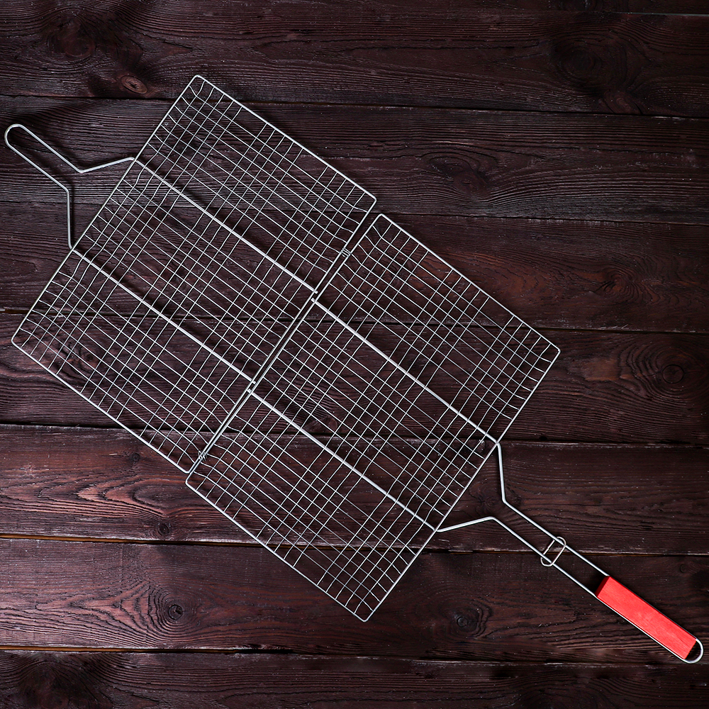 Решетка для барбекю плоская 44х30х61 см / 112-2 /уп 30/