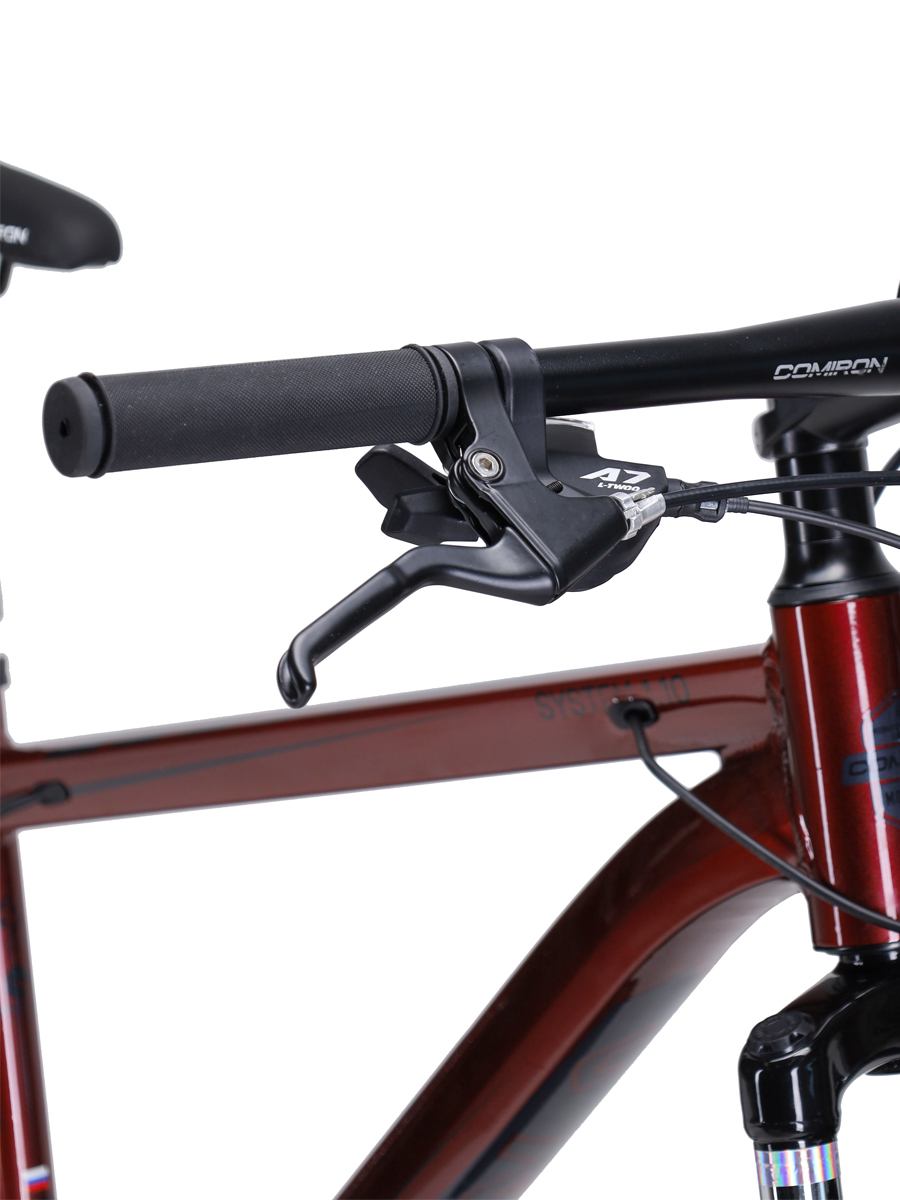 Велосипед 27,5" рама 19" 1x10sp COMIRON SYSTEM красный