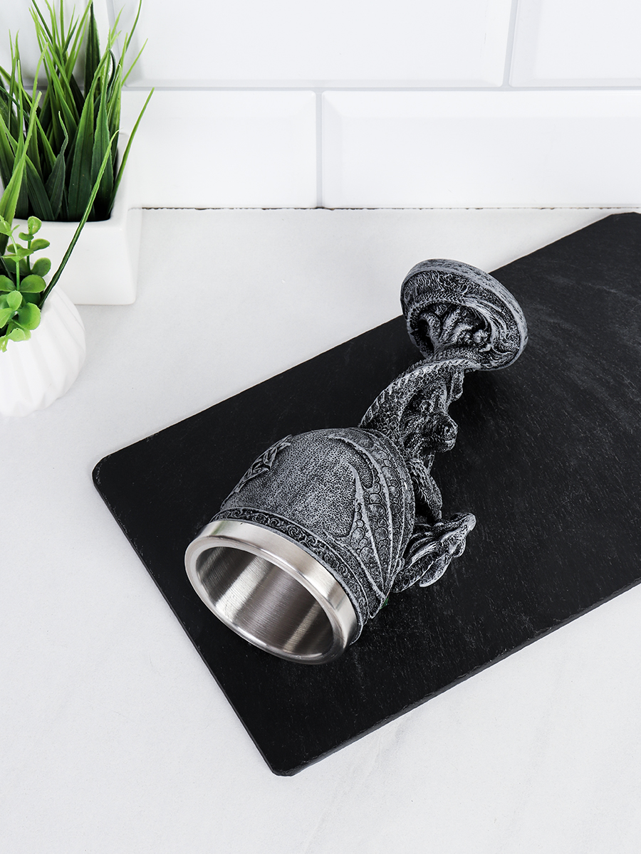 Бокал 200 мл Готика металл / 8018-1 /уп 36/ Кубок