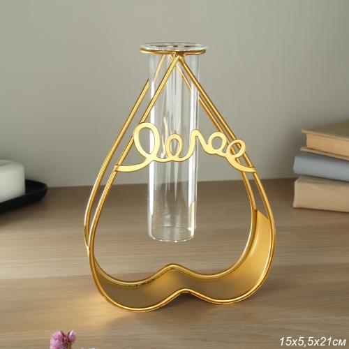 Ваза для цветов 21х6х15 см Любовь / WC-1038 /уп 36/