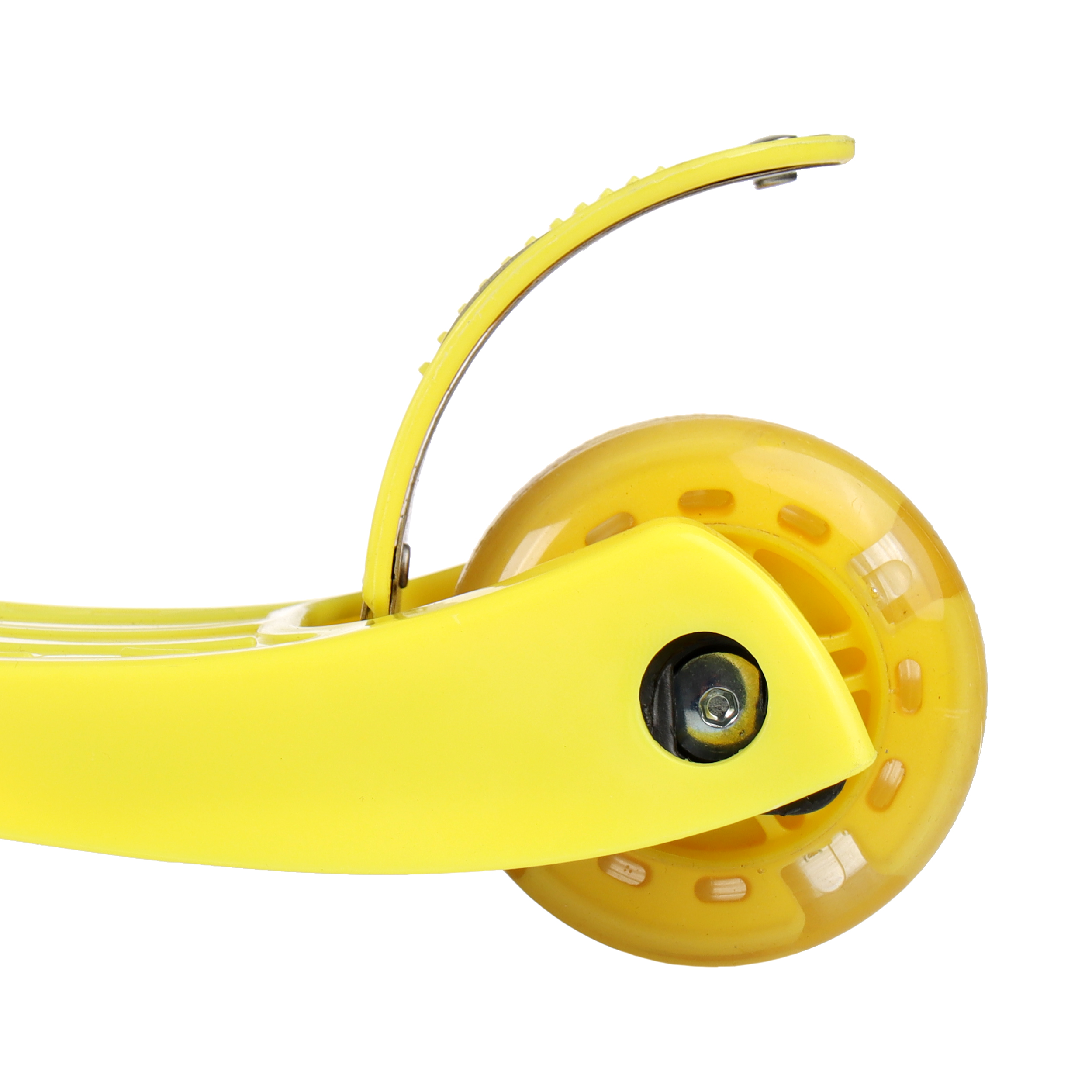 Самокат трехколесный от 3-х лет Yeenot Kids GT4108, до 50кг, вес 2.3кг, свет. колёса PU 116мм ABEC7, жёлтый, БК/уп10/ АКЦИЯ!