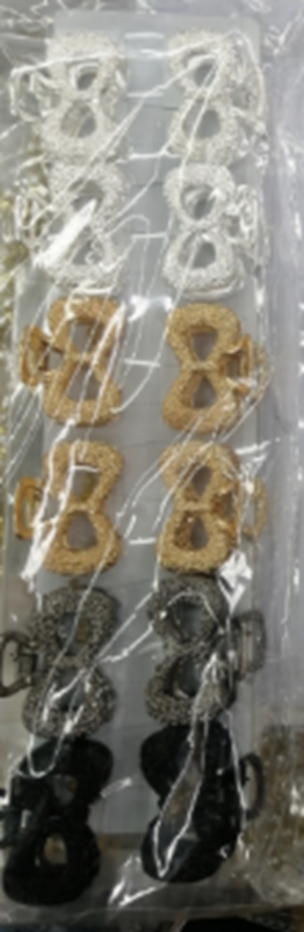 Крабик для волос 4 см Бант / GTJ-17 /уп 12/металл