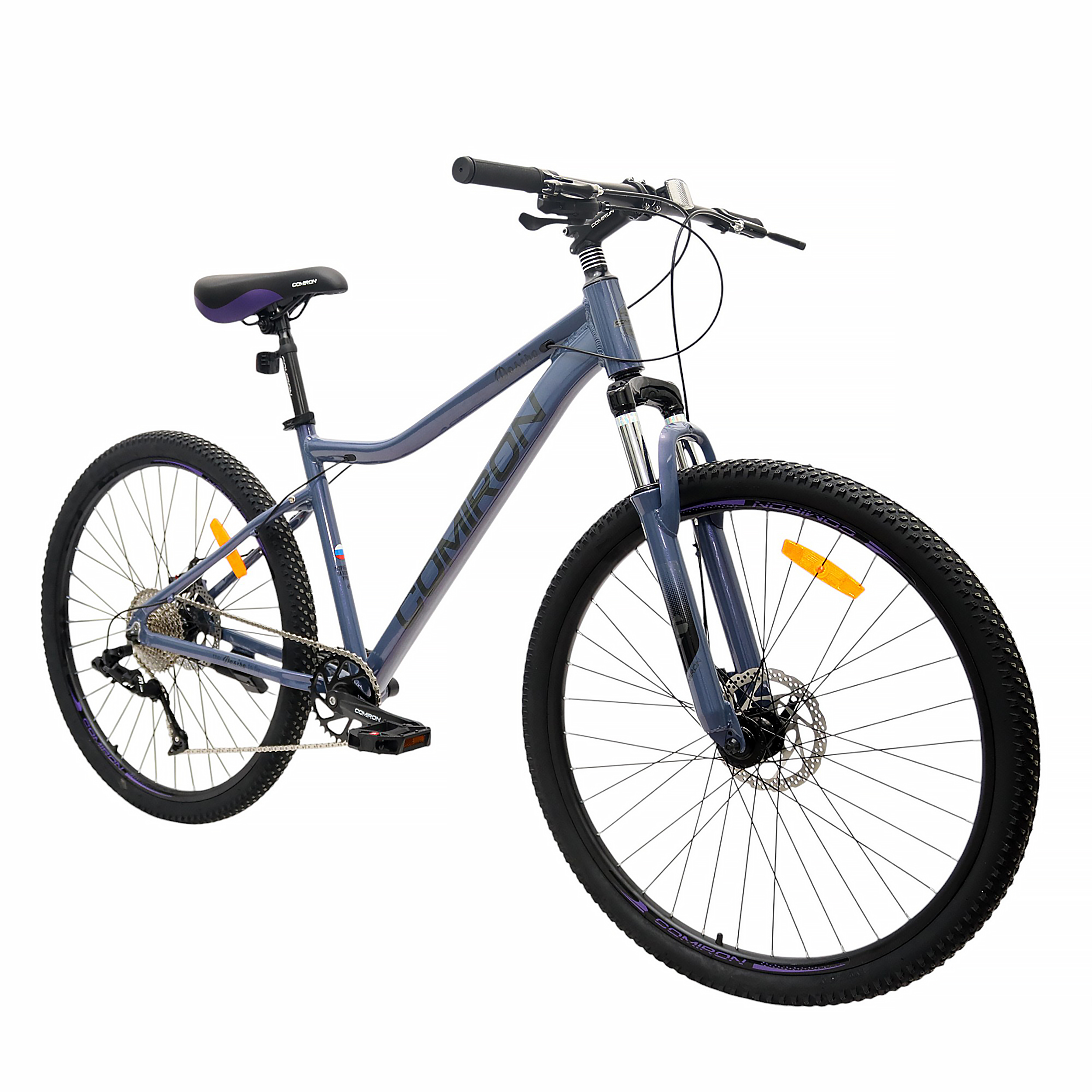 Велосипед 27,5" рама 17" 1х10sp COMIRON DESIRE фиолетовый