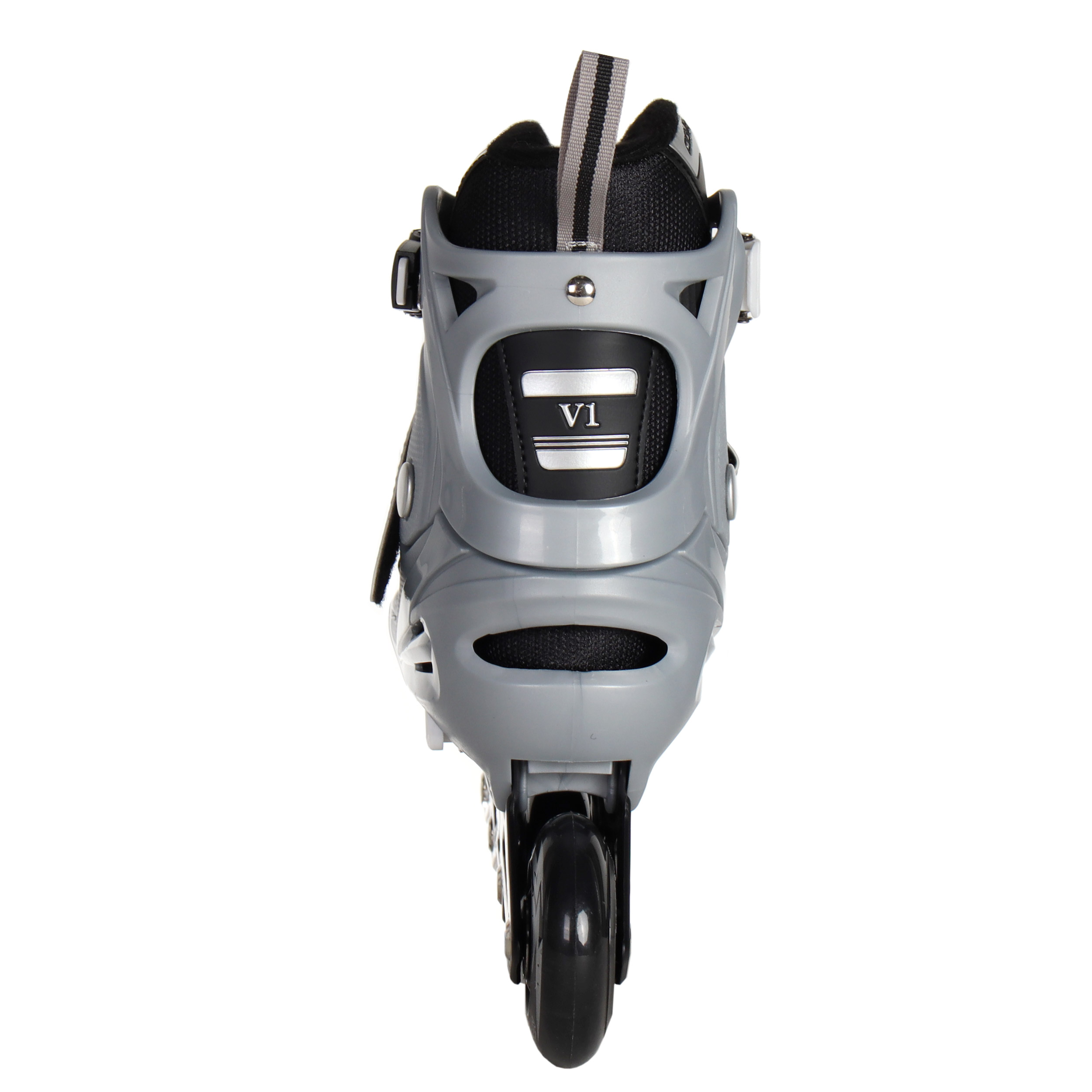 Роликовые коньки раздвижные COMIRON / BW-159 M/ PU колеса /уп 6/ (35-38) чёрные