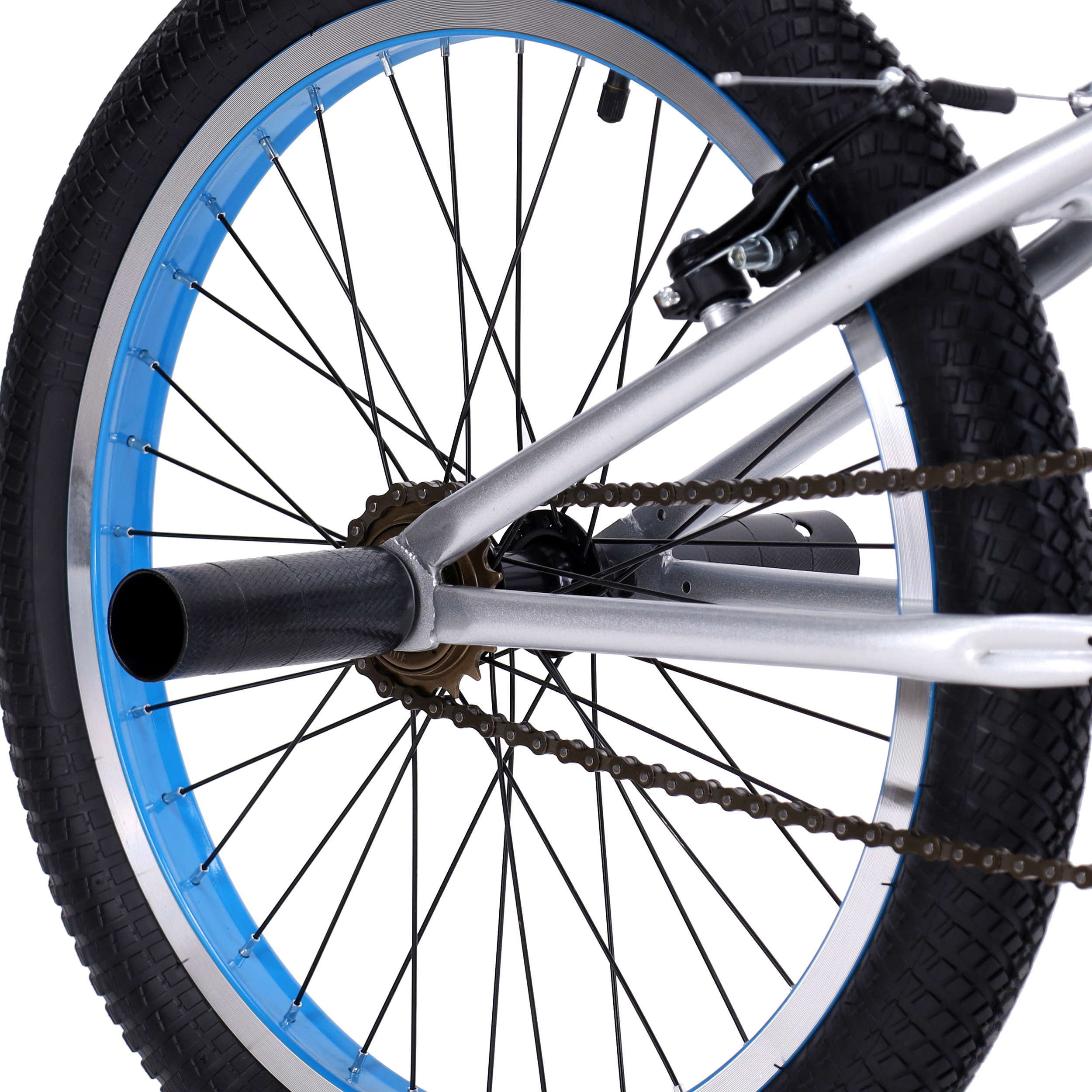 Велосипед BMX 20" COMIRON BIG WOOHOO Рама 18.7" SILVER BLUE