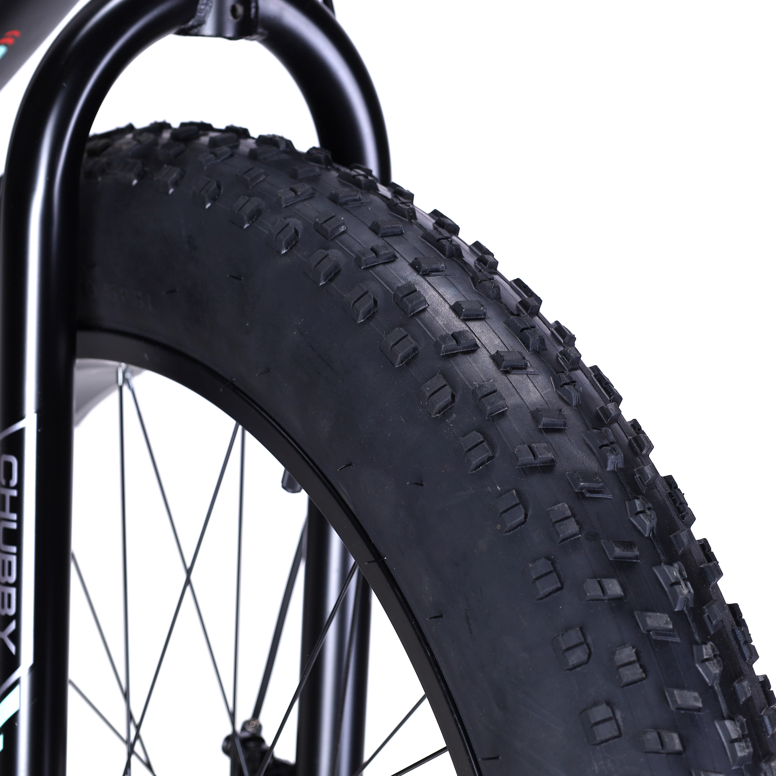 Велосипед фэт-байк 26"x4" рама 19" COMIRON CHUBBY, 1*10sp L-TWOO, 34T, CASSETE 11-42T, HARD FORK, чёрный неоновый mercedes