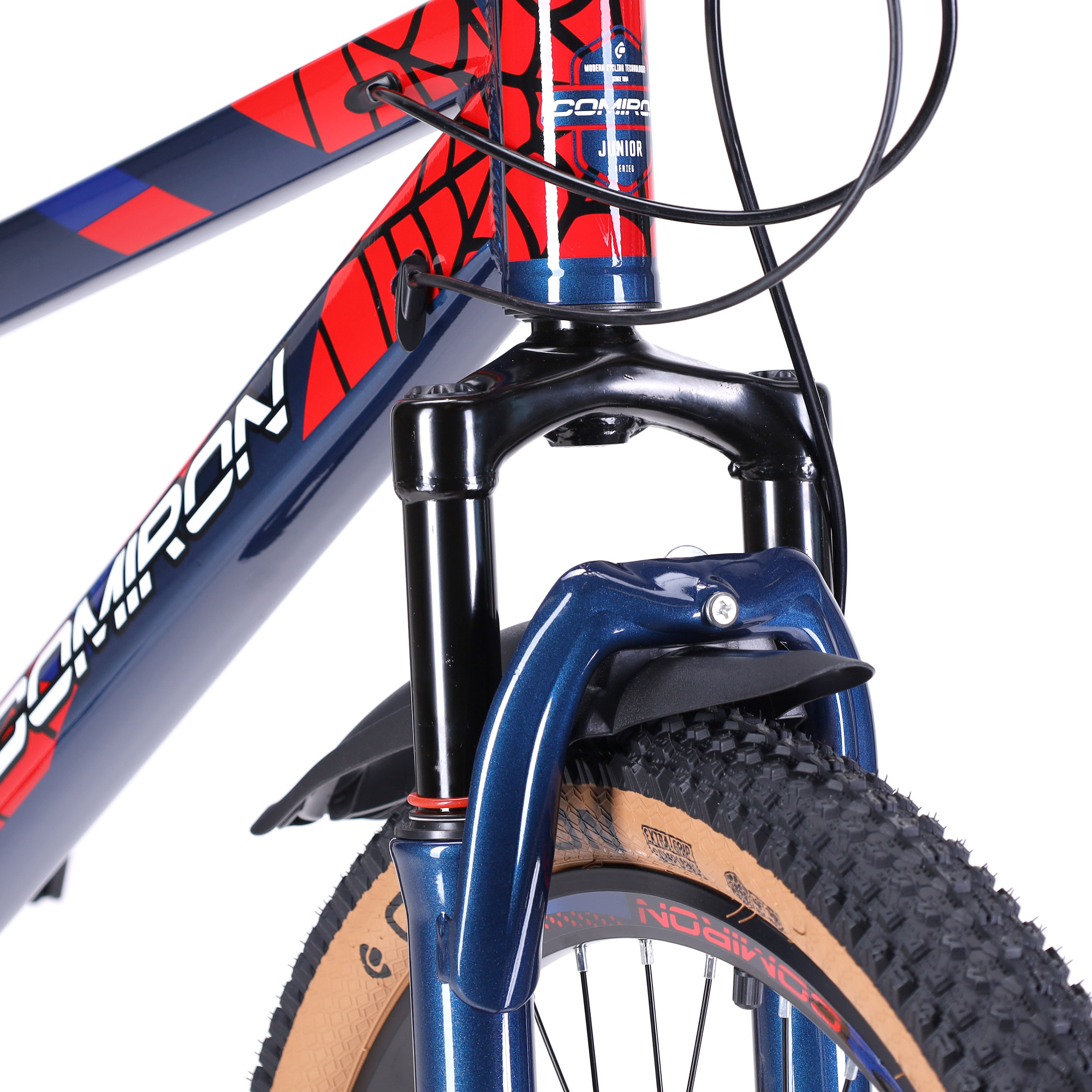 Велосипед 24" рама 13" 7sp COMIRON REBEL сине-красный
