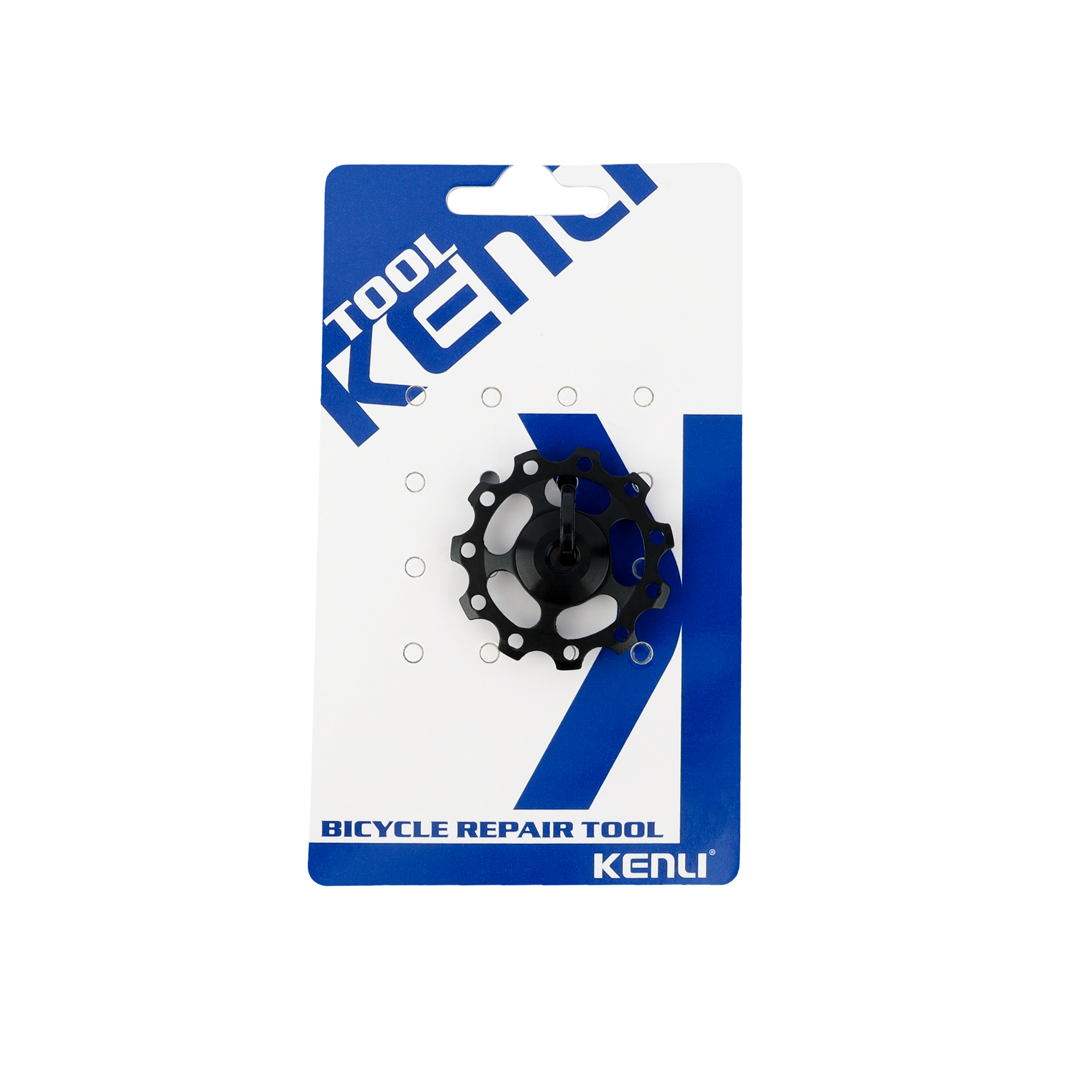 Ролик натяжителя заднего переключателя 11T . Алюминиевый. KENLI /KL-4011B/ черный/ уп200/