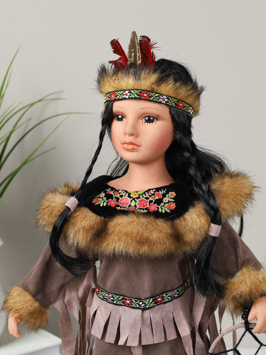 Сувенир коллекционный Индейцы 40 см / ZD1800 /уп 24/