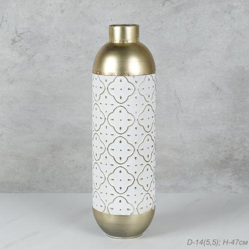 Ваза для искусственных цветов 45 см / FZ-1L /уп 6/металл