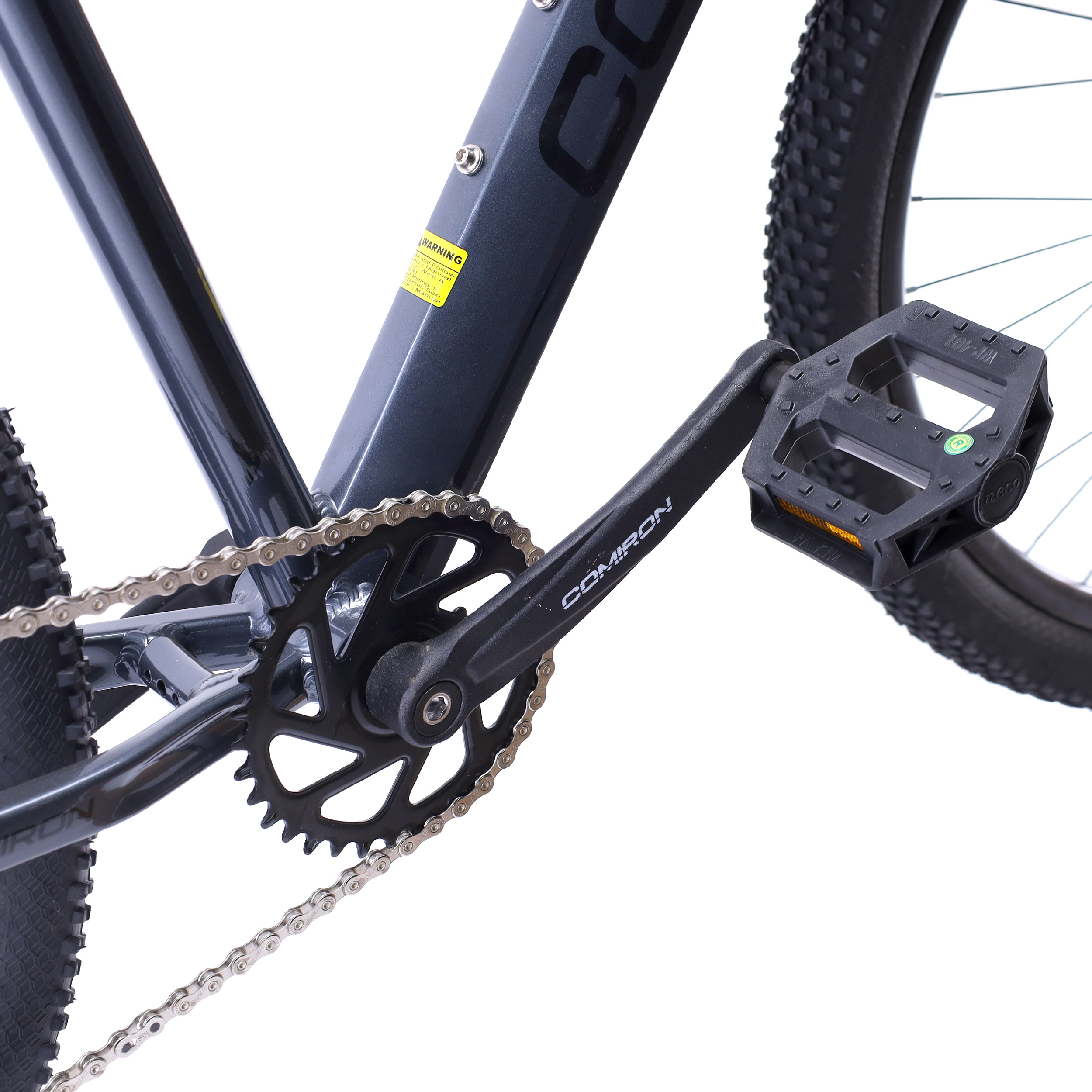 Велосипед 26" рама 19" 21sp COMIRON UNIVERSE серый полис чёрный глянцевый