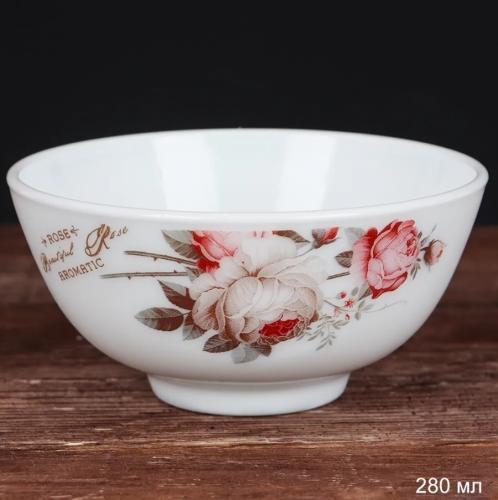 Пиала 280 мл 110 мм / W45/3 (6916) /уп 3/72/ Чайная роза