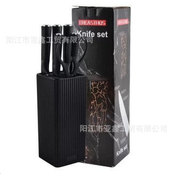 Набор кухонных ножей на подставке 7 предметов / YX-168 /уп 20/