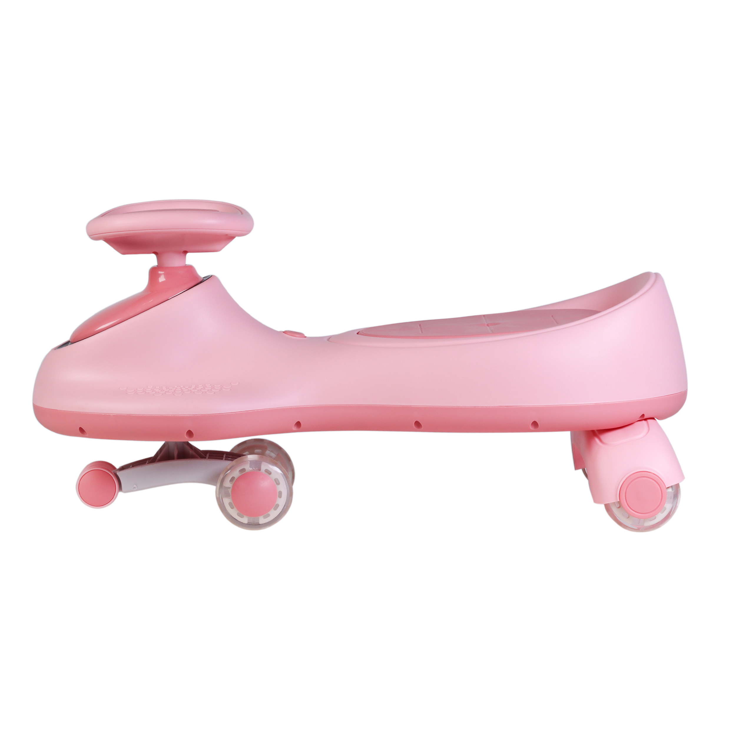 Толокар COMIRON CMR-8089 / светящиеся PU колеса 90 мм / Розовый / уп4