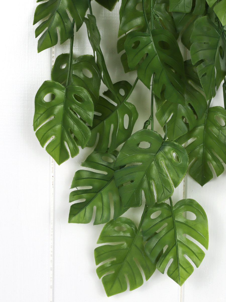 Зелень искусственная 78 см Монстера / 5-45-592P /уп 2/300/