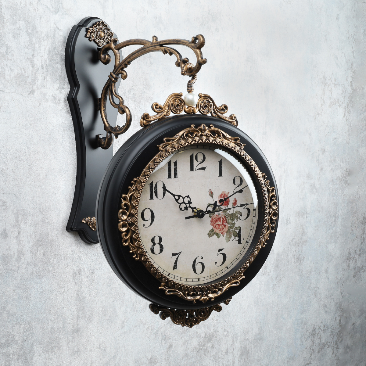 Часы настенные двухсторонние Вокзальные 25х35 см / 11231B /уп 6/