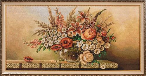 Картина гобелен 40х80 M015 /FR3523-9 /  золотая нить