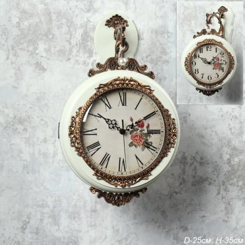 Часы настенные двухсторонние Вокзальные 25х35 см / 11231A /уп 6/