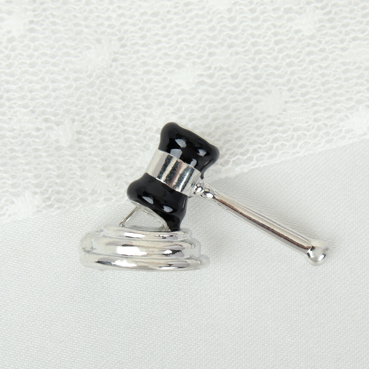 Брошь Молоток судьи / 3235-1 /уп 6/