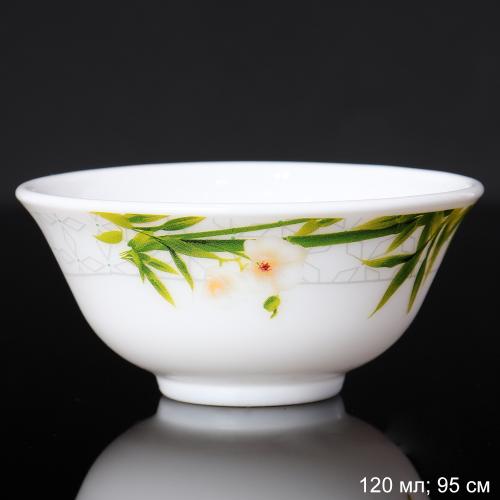 Пиала 120 мл 90 мм для соуса и варенья / 19/757840/XN (6773) Бамбук с орхидеей 