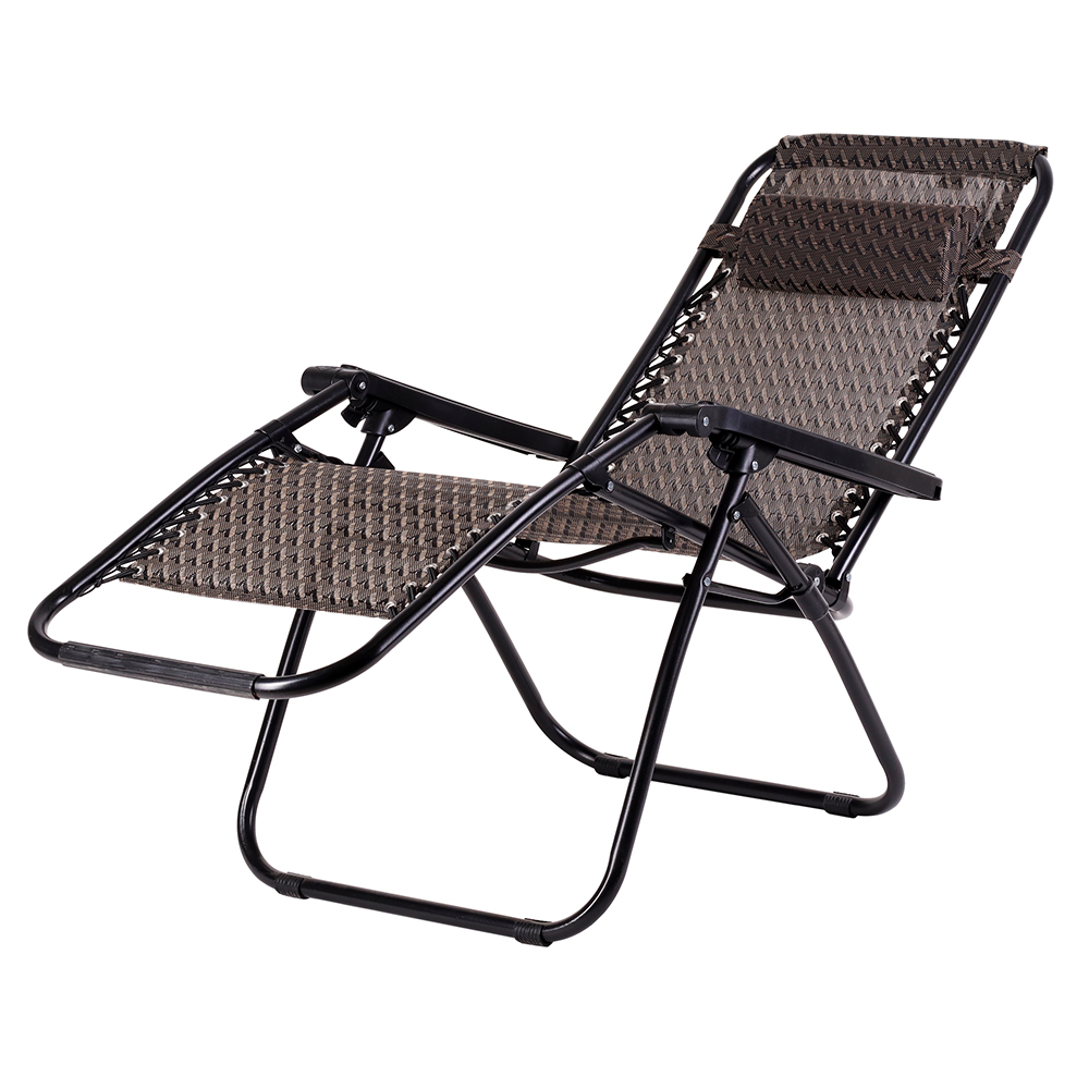 Шезлонг 175х72х80, 3 положения спинки, фиксатор положения, подушка  / GT-CM-044 /уп 2/ ПРОМО АКЦИЯ 