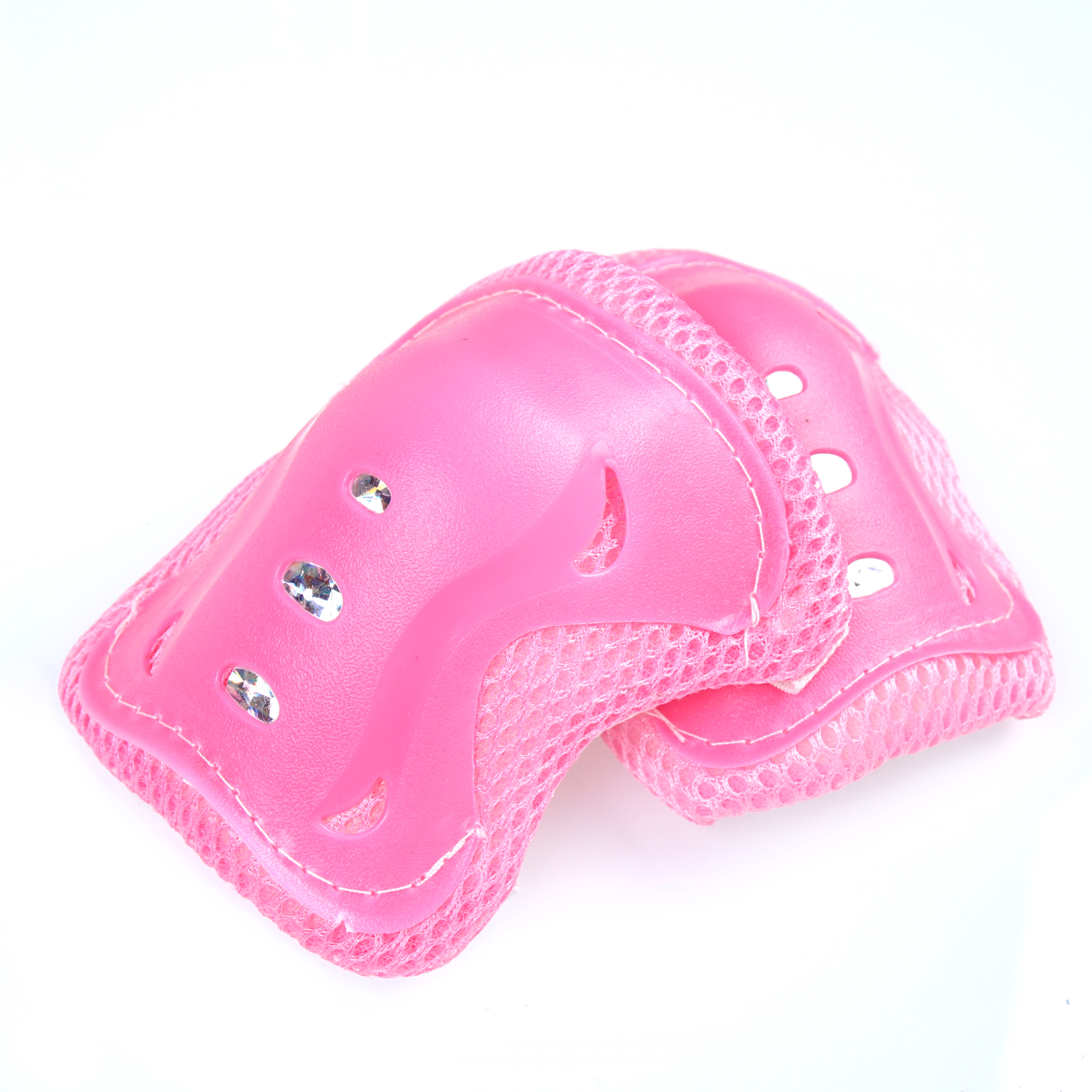 Защита для катания на роликах и велосипеде 6 предметов. 4-15лет / Yan-0021P /уп 100/ розовый