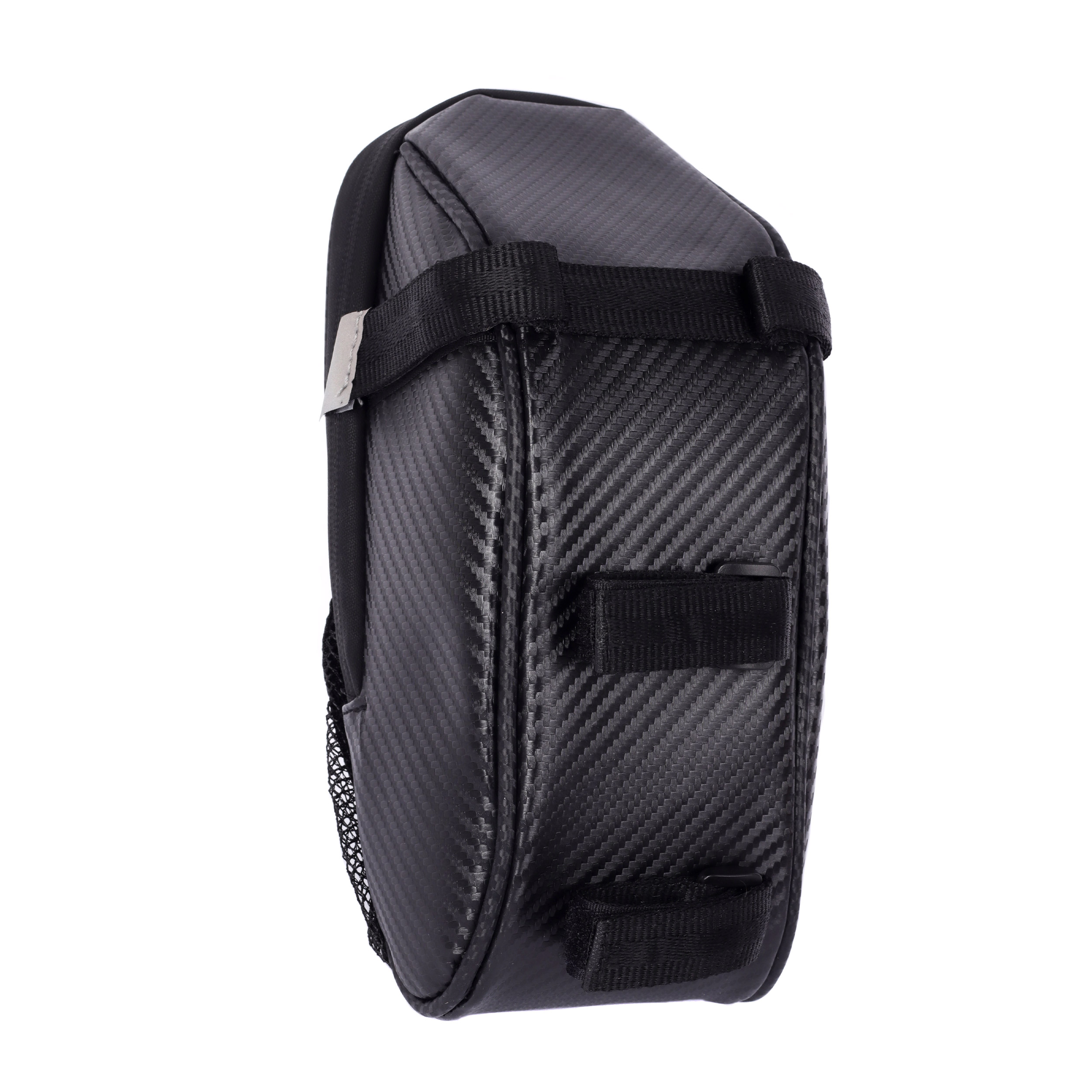 Сумка велосипедная подседельная B-SOUL, отделение на молнии, крепление velcro, 10.5х8х24см, 178гр, Черная /уп50
