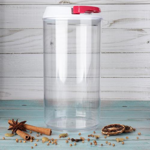 Банка с герметичной крышкой 1100 мл АКЦИЯ / GT-34183-914 /уп 36/ пластик