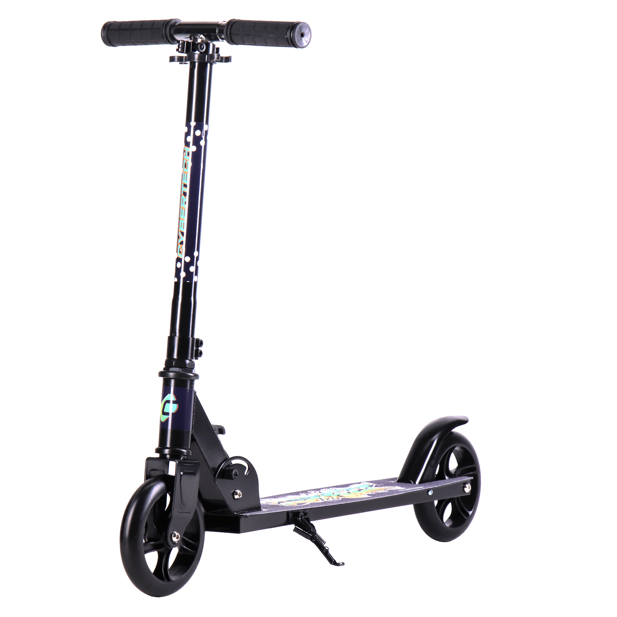 Самокат 2-х колесный COMIRON 145мм Cybertech / GT2021-G1 /уп 8/ граффити