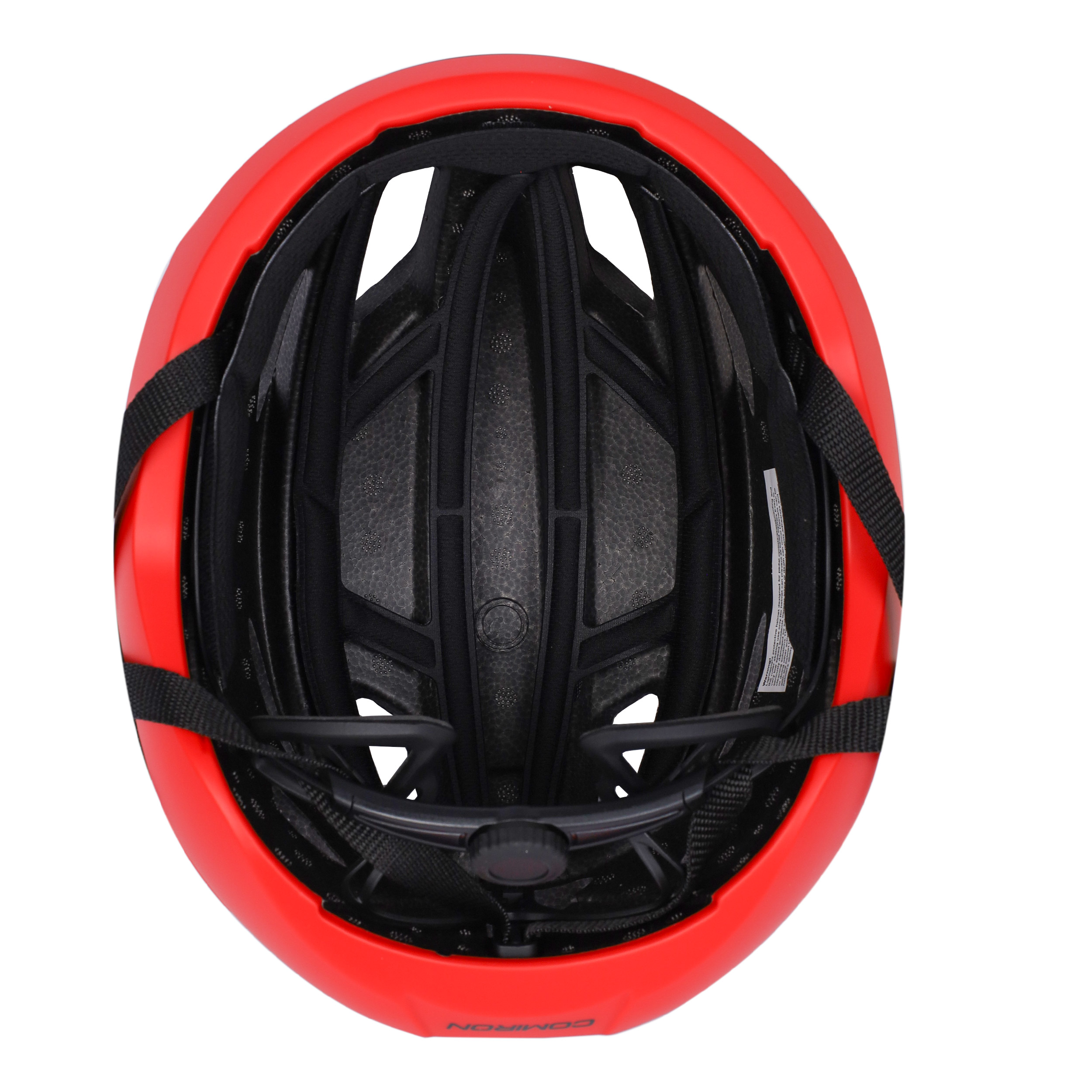 Шлем велосипедный COMIRON Wind. Цвет: Black-Red. Размер: M (58-61см)  / MX-69T / уп 12