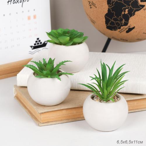 Цветочная композиция Кактус / FA2889 /уп 12/192/