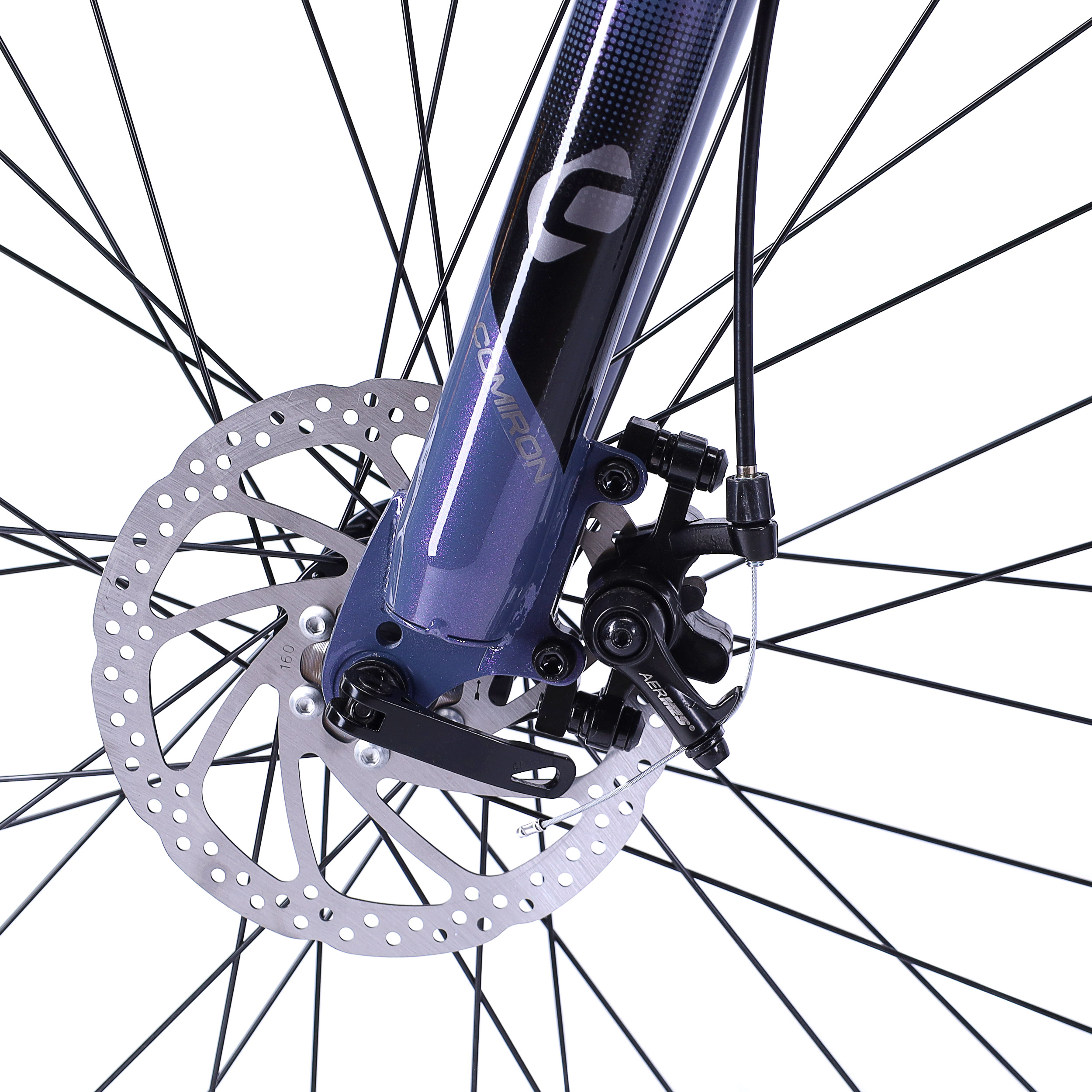 Велосипед 27,5" рама 17" 1х10sp COMIRON DESIRE фиолетовый