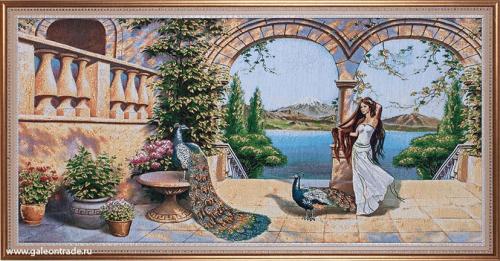 Картина гобелен 50х100 SI025 / KS4020-2 / золотая нить 