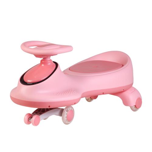 Толокар COMIRON CMR-8089 / светящиеся PU колеса 90 мм / Розовый / уп4