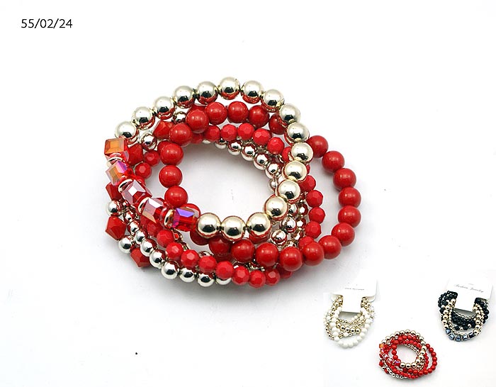 Браслет 5 предметов  / 55/02/24 /уп 4/12/