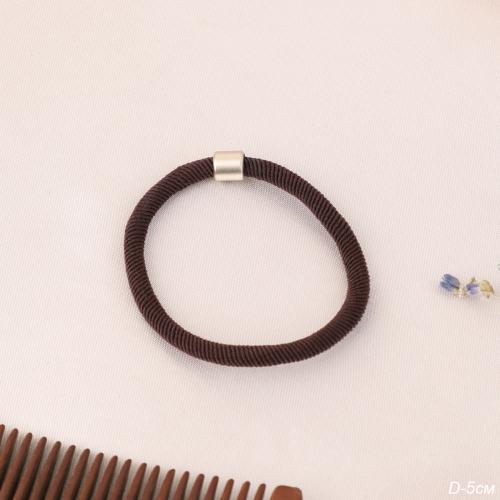 Резинка для волос коричневая / NSAF-42F /уп 100/