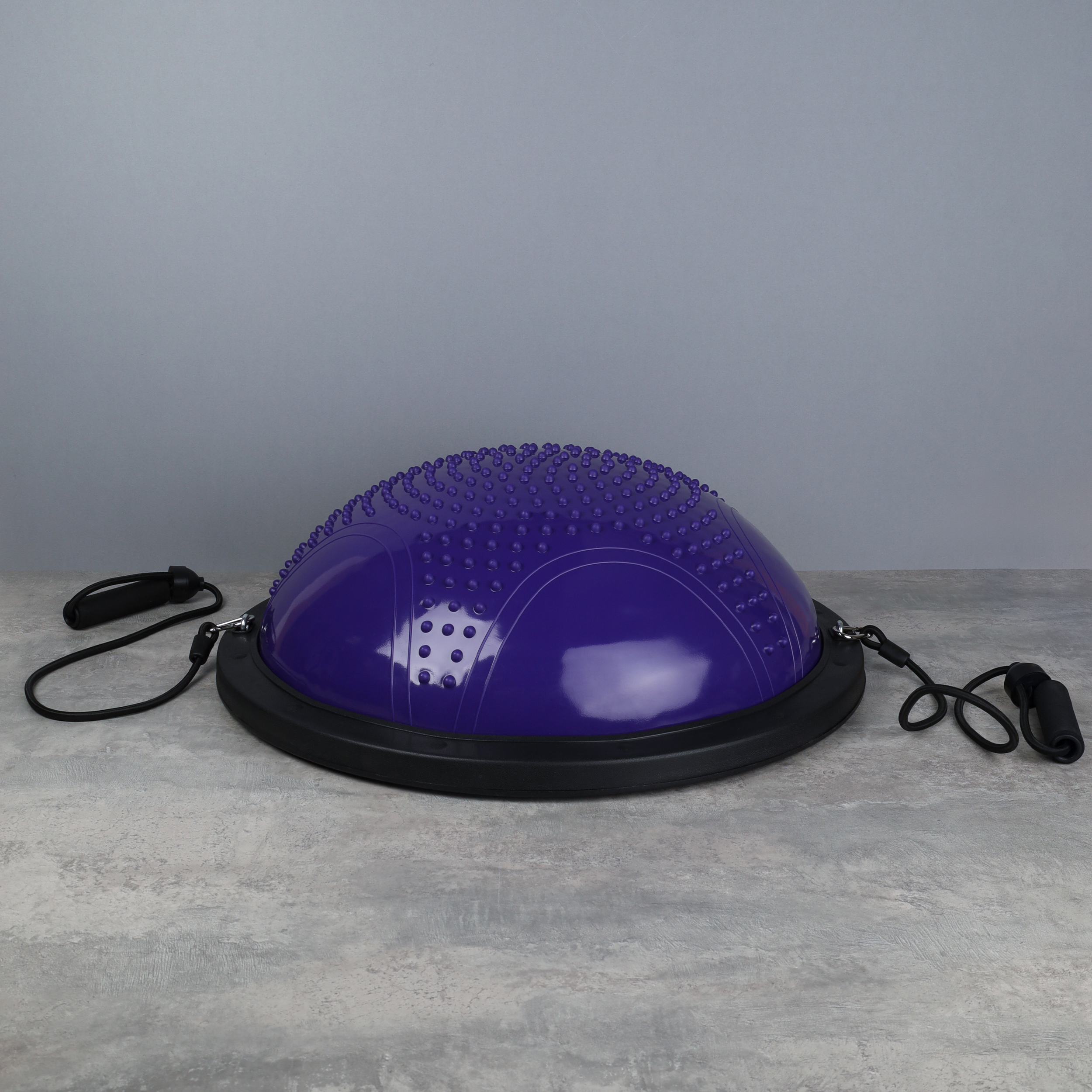 Полусфера балансировочная BOSU 58см Woohooo Knobs эспандер, насос/ фиолетовый/ B58Kn-V/ уп 5