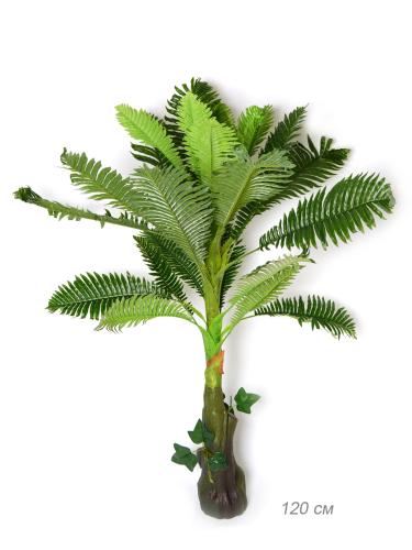 Дерево искусственное Пальма 120 см / 2218# /уп 12/24 листа