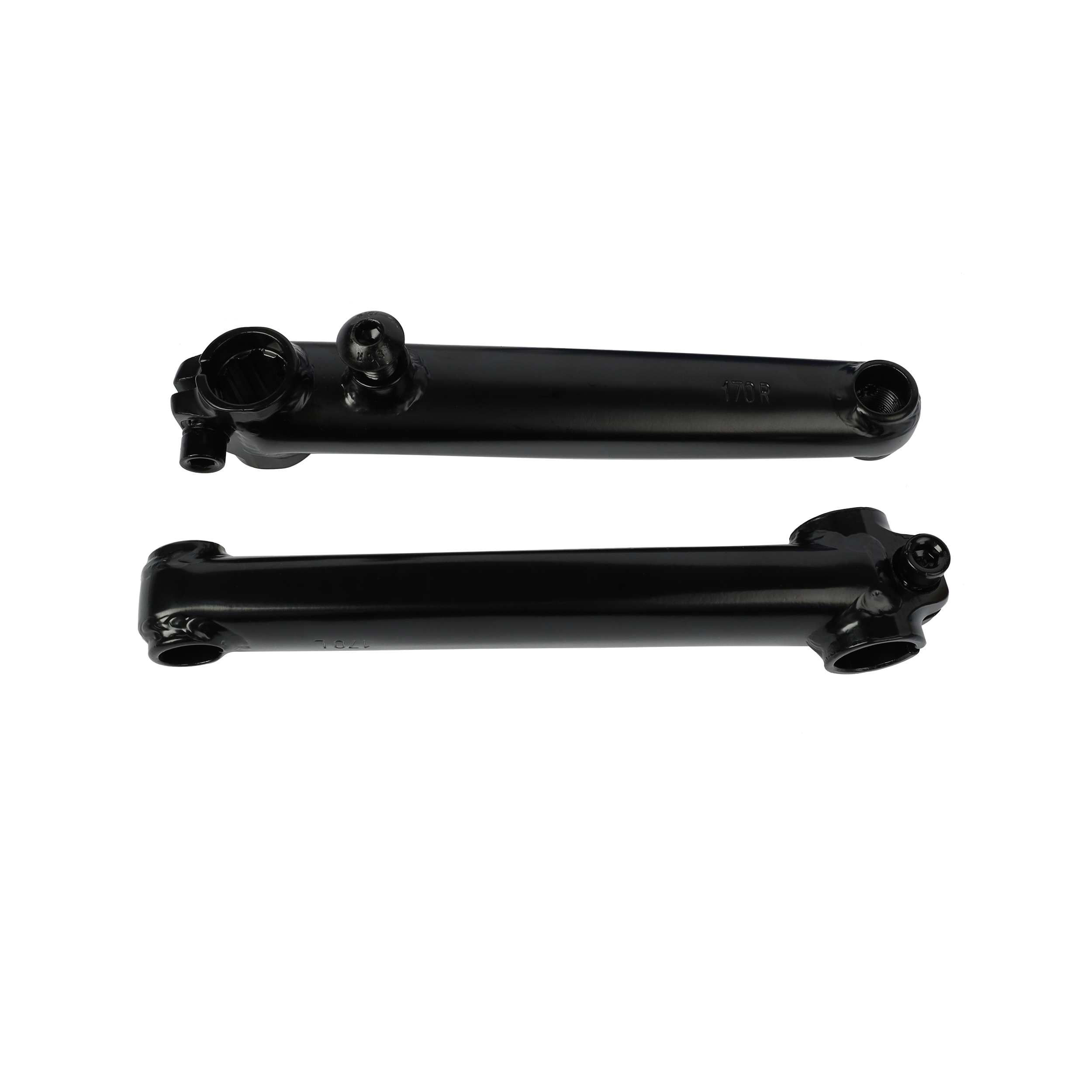 Шатуны для bmx KENLI, Шатуны 170мм-Диаметр 28,6мм. Под ось 19мм/8 зубьев. /KL-8901S/ FINISH:ED CRMO/ уп20/