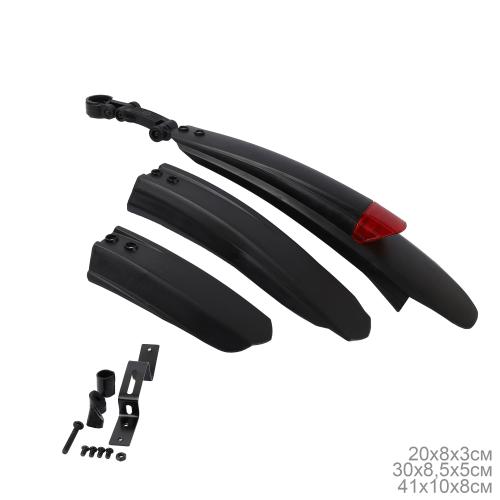 Крылья для велосипеда для колёс на 24-27,5". COMIRON Storm Chaser. комплект 2 шт. Цвет: Черный. /XGNB-040/уп 50