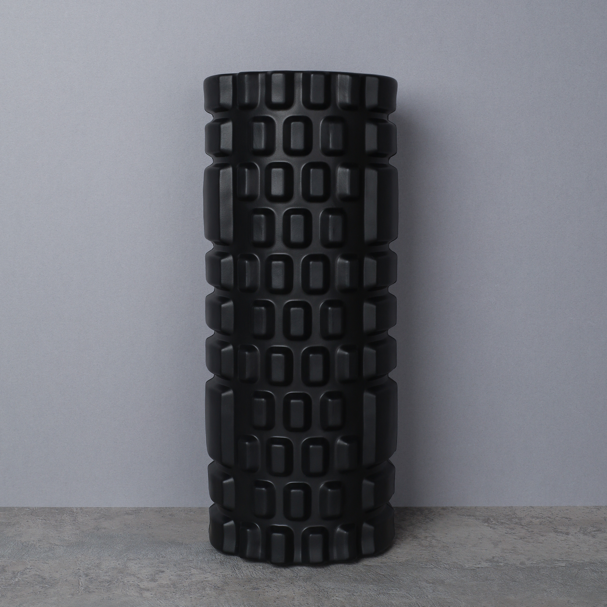 Ролик массажный спортивный Woohooo BRICK 33x14/ черный/уп10