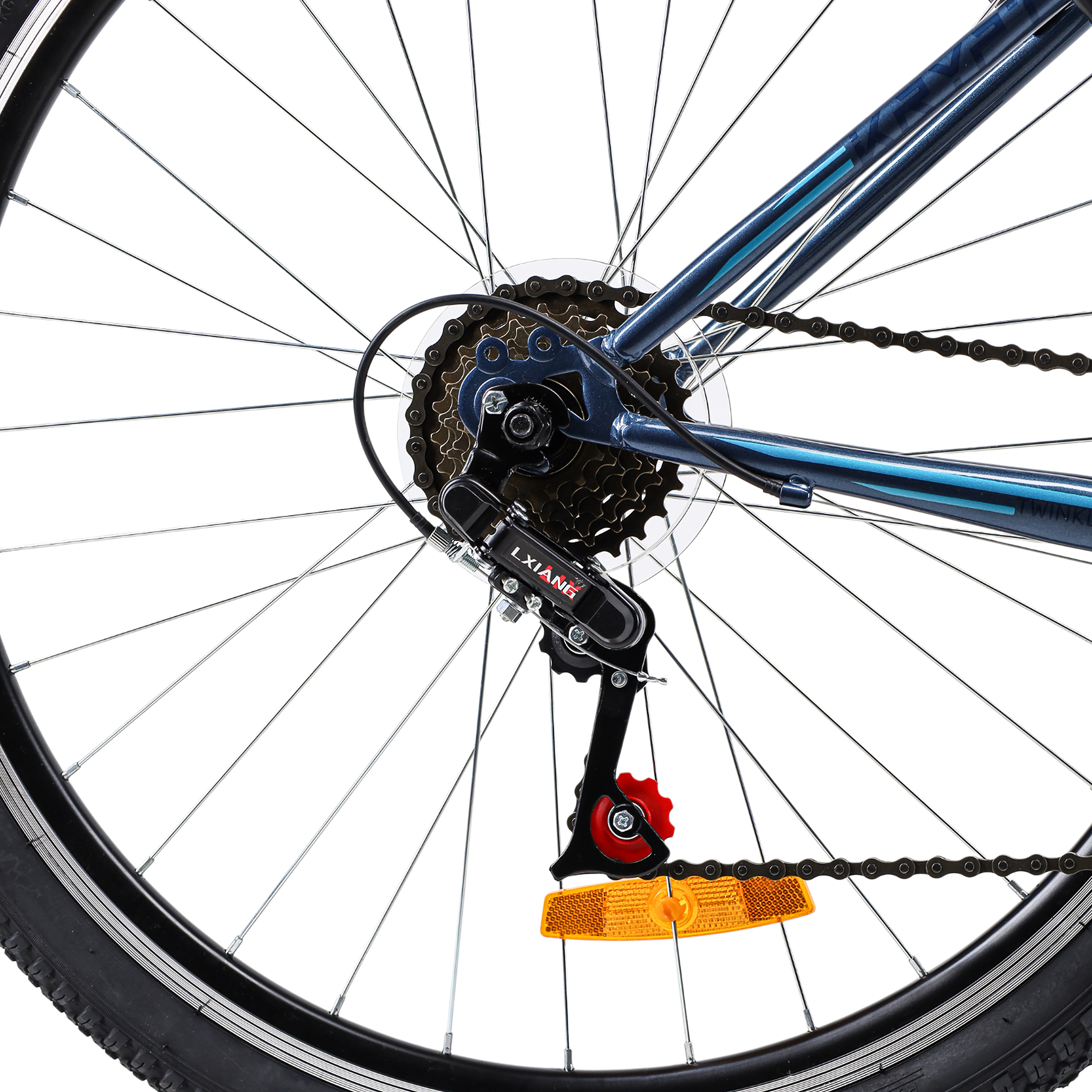 Велосипед 26" рама 17" 7sp KRYPTON TWINKLE TWO синий металлик