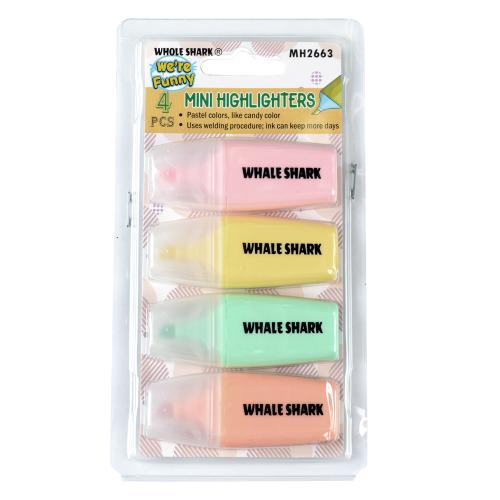 Текстовыделитель набор 4 штуки / MH2663 /уп 72/288/_