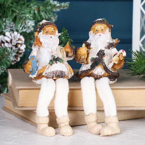 Фигурка Дед Мороз висячие ножки 9 см / CHR223 /уп 2/192/Новый год