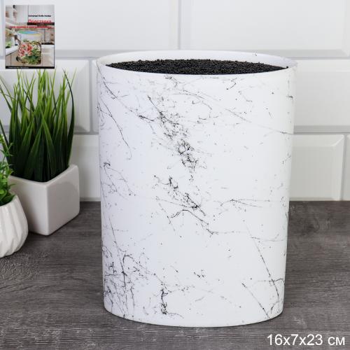 Подставка для ножей 22х16 см Овал / PPK85M /уп 12/ матовая