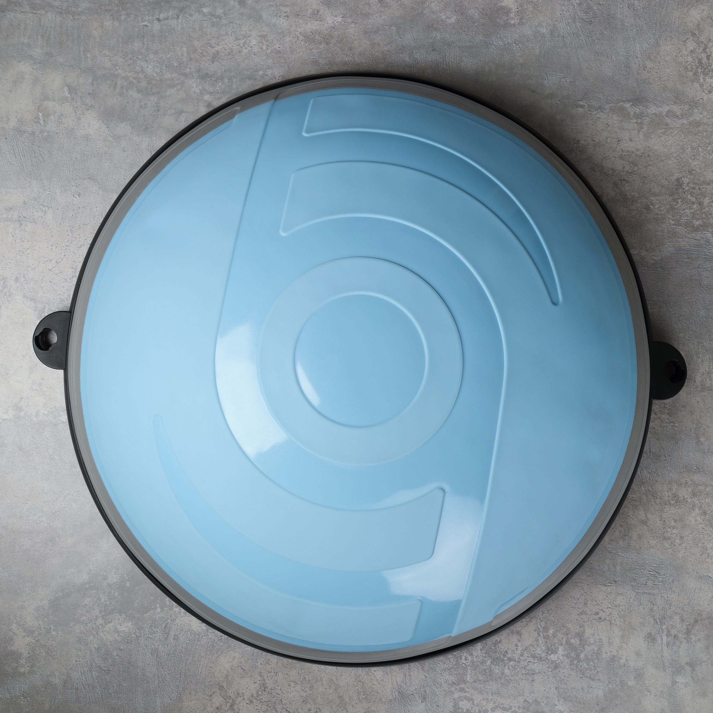 Полусфера балансировочная BOSU 58см Woohooo Coils эспандер, насос/ серо-голубой/ B58Co-GB/ уп5